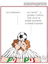 Cartoon: scissione PD (small) by Enzo Maneglia Man tagged cassonettari,politica,vignetta,umorismo,man,fighillearte