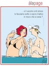 Cartoon: Tattoo alla moda (small) by Enzo Maneglia Man tagged vignette,umorismo,grafico,spilli,man,maneglia,fighillearte,agosto