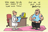 Cartoon: Der Tumor (small) by rene tagged tumor,krankheit,arzt,diagnose