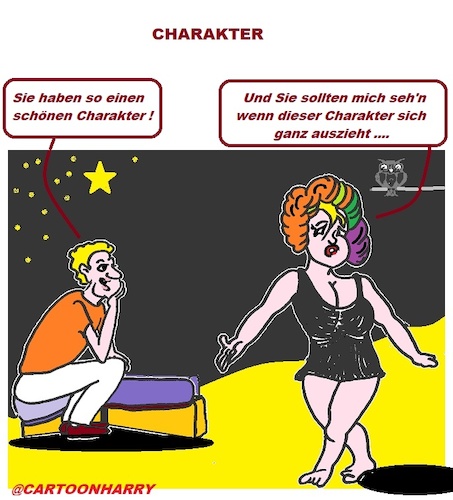 Cartoon: Charakter (medium) by cartoonharry tagged charakter