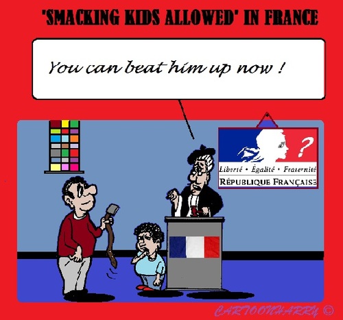 Cartoon: Children in France (medium) by cartoonharry tagged france,kids