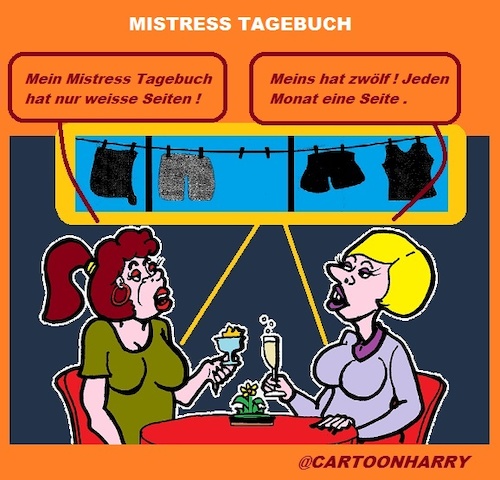 Cartoon: Das Liebes Tagebuch (medium) by cartoonharry tagged monat,einmal,tagesbuch,liebe