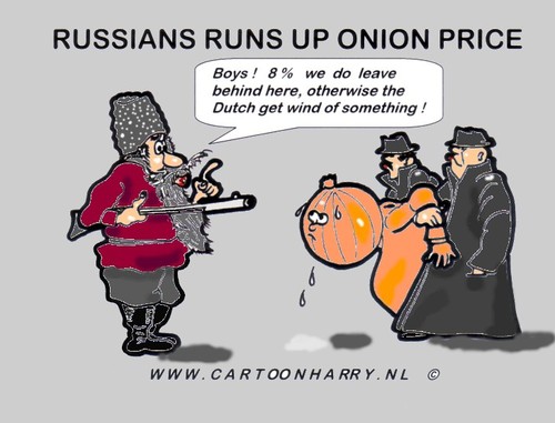 Cartoon: Dutch Onions (medium) by cartoonharry tagged russian,onion,dutch,cartoonharry