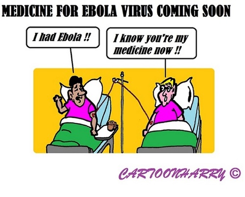 Cartoon: Ebola (medium) by cartoonharry tagged africa,usa,ebola,medicine