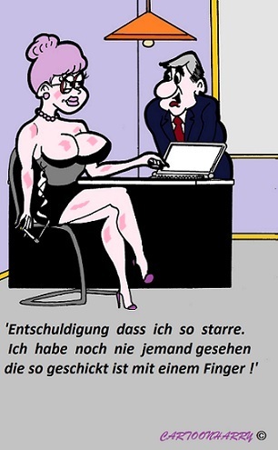 Cartoon: Einen Finger (medium) by cartoonharry tagged sekretärin,finger,system,methode,direktor,starren,gut,nie,kartun,cartoon,cartoonharry,cartoonist,dutch,deutsch,toonpool