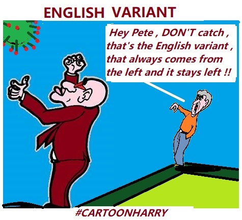 Cartoon: English Variant (medium) by cartoonharry tagged corona,english,cartoonharry