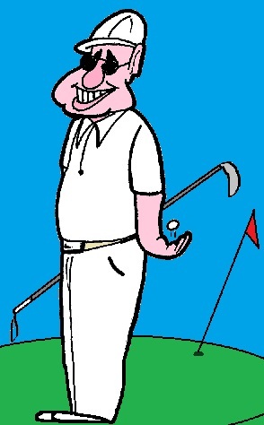 Cartoon: Expression (medium) by cartoonharry tagged sports,golfer