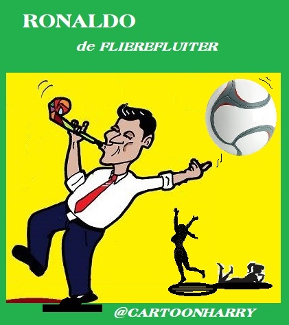 Cartoon: Flierefluiter (medium) by cartoonharry tagged flierefluiter,ronaldo,cartoonharry