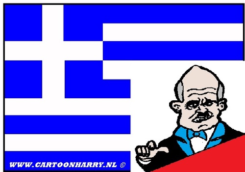 Cartoon: Georgios A Papandreou (medium) by cartoonharry tagged toonpool,dutch,cartoonharry,cartoonist,cartoon,caricature,money,president,greece,papandreou,georgios