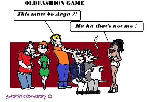 Cartoon: GrandPa s Gaming (medium) by cartoonharry tagged gaming,boobs,grandpa,fun,toonpool
