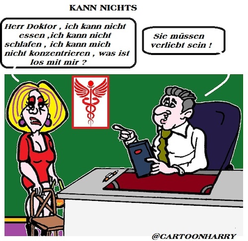 Cartoon: KannNicht (medium) by cartoonharry tagged liebe,kannnicht