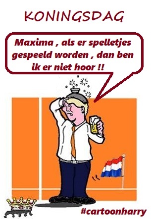 Cartoon: Koningsdag (medium) by cartoonharry tagged koningsdag,cartoonharry