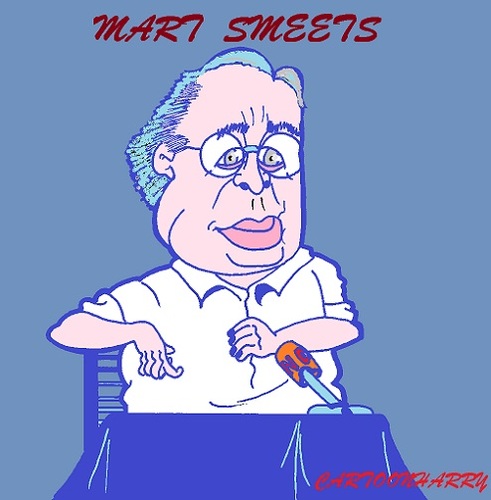 Cartoon: Mart Smeets (medium) by cartoonharry tagged mart,smeets,65,nos,holland,nederland,karikatuur,cartoonist,cartoonharry,dutch,toonpool