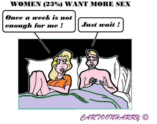 Cartoon: More Sex (medium) by cartoonharry tagged women,more