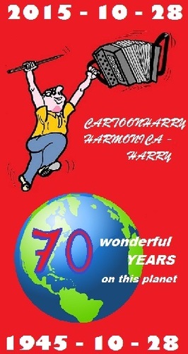 Cartoon: My Birthday (medium) by cartoonharry tagged cartoonharry,70