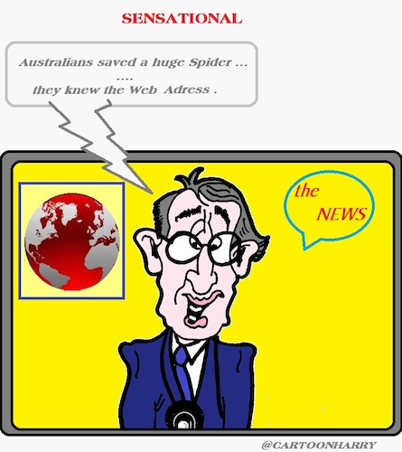 Cartoon: News (medium) by cartoonharry tagged news,cartoonharry
