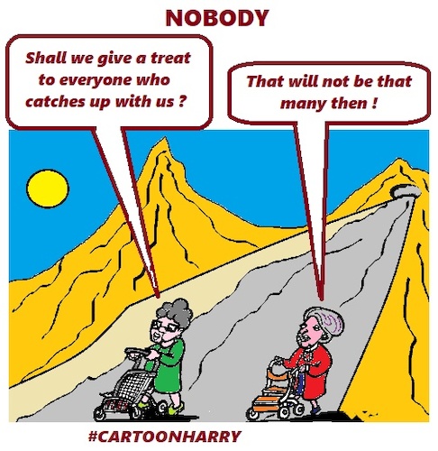 Cartoon: Nobody (medium) by cartoonharry tagged nobody,cartoonharry