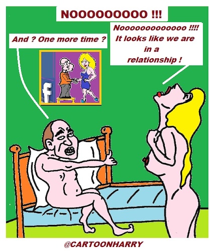 Cartoon: Noooooooo !!!! (medium) by cartoonharry tagged once,cartoonharry