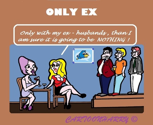 Cartoon: Nothing (medium) by cartoonharry tagged ex,nothing