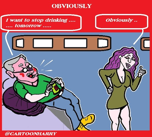 Cartoon: Obviously (medium) by cartoonharry tagged obviously