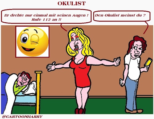 Cartoon: Okulist (medium) by cartoonharry tagged okulist,cartoonharry
