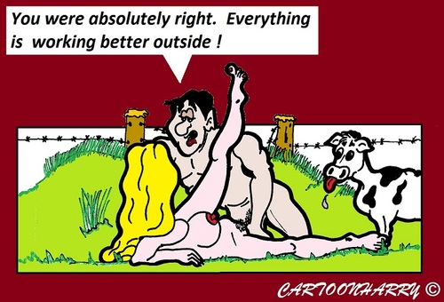 Cartoon: Outside Life (medium) by cartoonharry tagged outside,life,love,best,cartoon,cartoonist,cartoonharry,dutch,toonpool