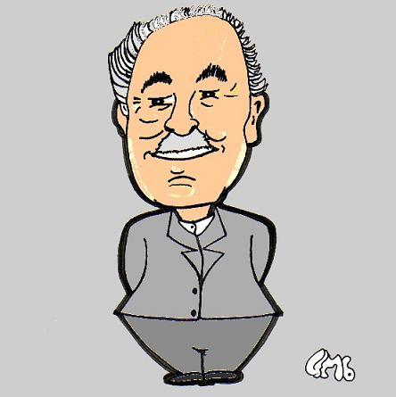 Cartoon: Prof.Dr. Bob Smalhout (medium) by cartoonharry tagged bob