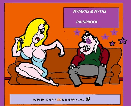 Cartoon: Rainproof (medium) by cartoonharry tagged blood,girl,man,sexy,nude,naked,cartoonharry,cartoon,cartoonist,dutch,toonpool