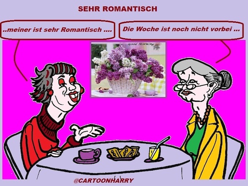 Cartoon: Romantisch (medium) by cartoonharry tagged romantisch