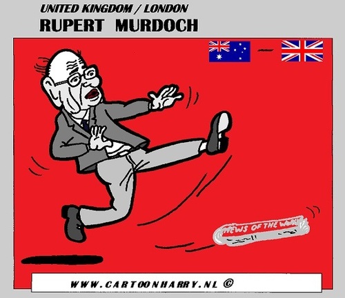 Rupert Murdoch von cartoonharry | Medien & Kultur Cartoon | TOONPOOL