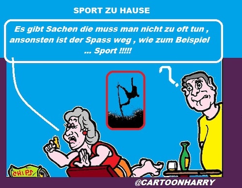 Cartoon: Sport (medium) by cartoonharry tagged sport,haus