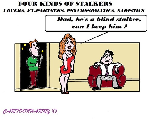 Cartoon: Stalkers (medium) by cartoonharry tagged stalkers,toonpool