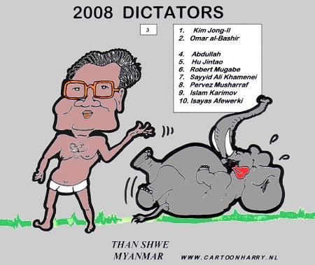 Cartoon: Than Shwe (medium) by cartoonharry tagged shwe,dictator,myanmar