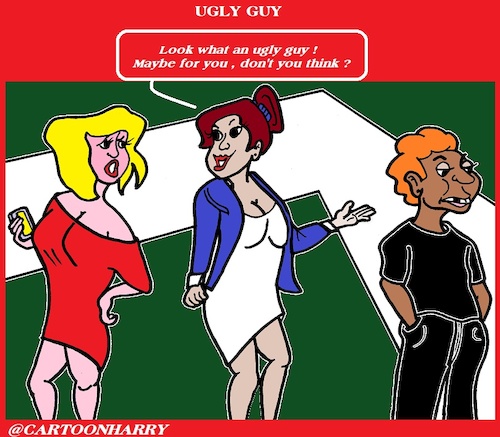 Cartoon: Ugly (medium) by cartoonharry tagged ugly