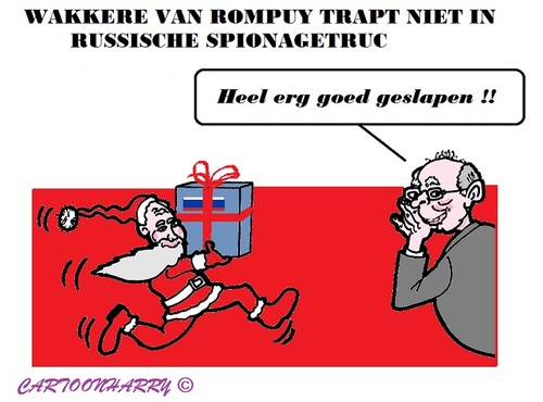 Cartoon: Van Rompuy (medium) by cartoonharry tagged putin,spy,rompuy