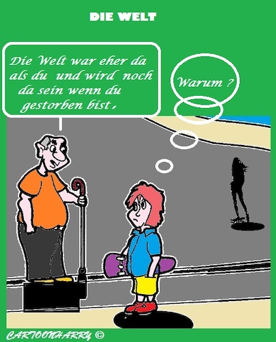 Cartoon: Warum (medium) by cartoonharry tagged warum