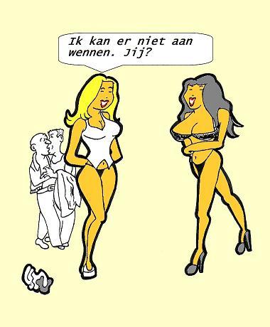 Cartoon: Wennen (medium) by cartoonharry tagged jij