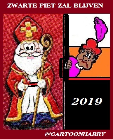 Cartoon: Zwarte Piet (medium) by cartoonharry tagged zwartepiet,cartoonharry