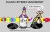 Cartoon: An Offering Church (small) by cartoonharry tagged hushmoney priest church rabbit easter cartoonharry
