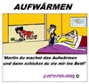 Cartoon: Aufwärmen (small) by cartoonharry tagged aufwärmen,bett,herr,butler,mädchen,nachher,cartoon,cartoonist,cartoonharry,dutch,deutsch,toonpool