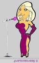 Cartoon: Barbara Streisand (small) by cartoonharry tagged singer,voice,barbara,streisand,usa,caricature,cartoonist,cartoonharry,dutch,toonpool