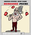 Cartoon: Bernanke Pecks (small) by cartoonharry tagged bernanke,economy,aex,wallstreet,fed,usa,cartoon,cartoonist,cartoonharry,dutch,holland,toonpool