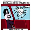 Cartoon: Car Window Damage (small) by cartoonharry tagged car,window,damage,hailstorm,insurance,cartoon,cartoonist,cartoonharry,dutch,toonpool