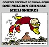 Cartoon: Chinese Millionaires (small) by cartoonharry tagged million,millionaires,china,cartoon,chinese,scrooge,artist,art,cartoonist,cartoonharry,dutch