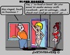 Cartoon: Click Settings (small) by cartoonharry tagged work,blond,facebook,settings