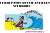 Cartoon: Corruption Dutch Antilles (small) by cartoonharry tagged corruption,antilles,dutch,heading,cartoons,cartoonists,cartoonharry,toonpool
