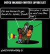 Cartoon: Dutch Country No-Love List (small) by cartoonharry tagged holland,dutch,countries,list,nolove,army,military,soldiers,mali