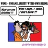 Cartoon: French do not Know (small) by cartoonharry tagged french,wine,unknown,unfamiliarity,france