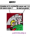 Cartoon: GrandMa and Sports (small) by cartoonharry tagged grandma,sports,grandchild
