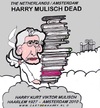 Cartoon: Harry Mulisch (small) by cartoonharry tagged mulisch,dead,writer